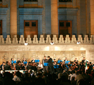 کنسرت ارکستر ملل در میدان مشق